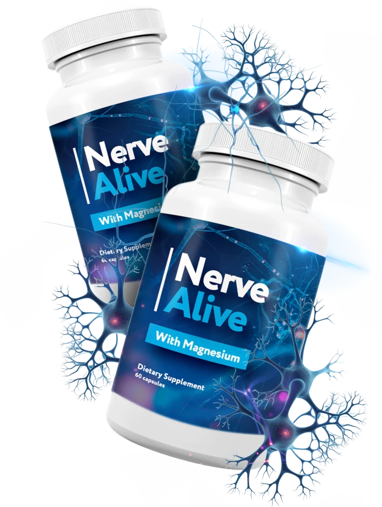 Nerve Alive supplement bottles