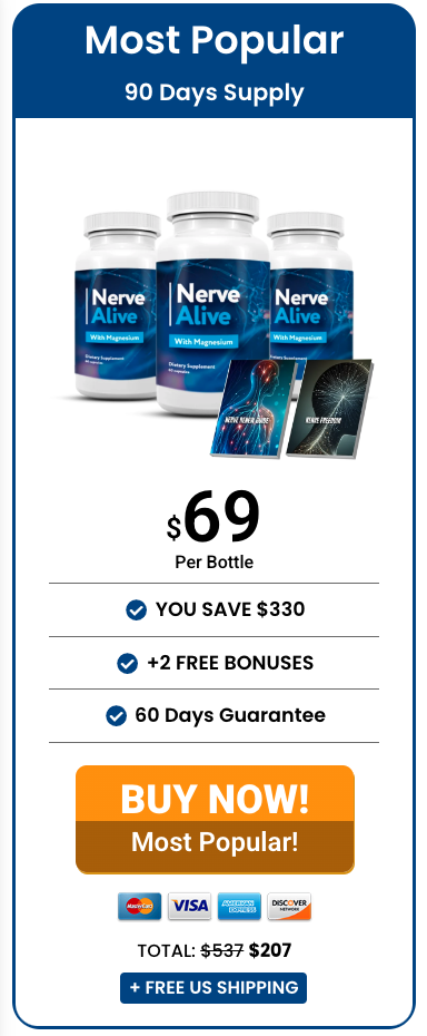Nerve Alive three bottle package