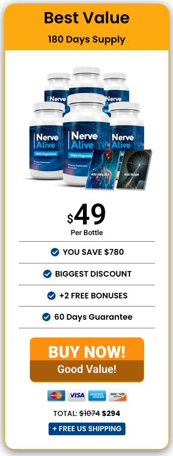 Nerve Alive six bottle package